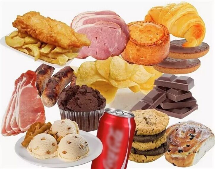 Makanan berbahaya dilarang selama proses penurunan berat badan